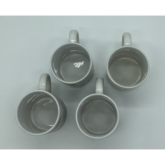 Vtg Everyday Gibson John Deere Nostalgic 11 Oz. Coffee Cup Mug Set of 4 NWOB - Picture 3 of 9